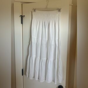 Le Lis White Maxi Skirt